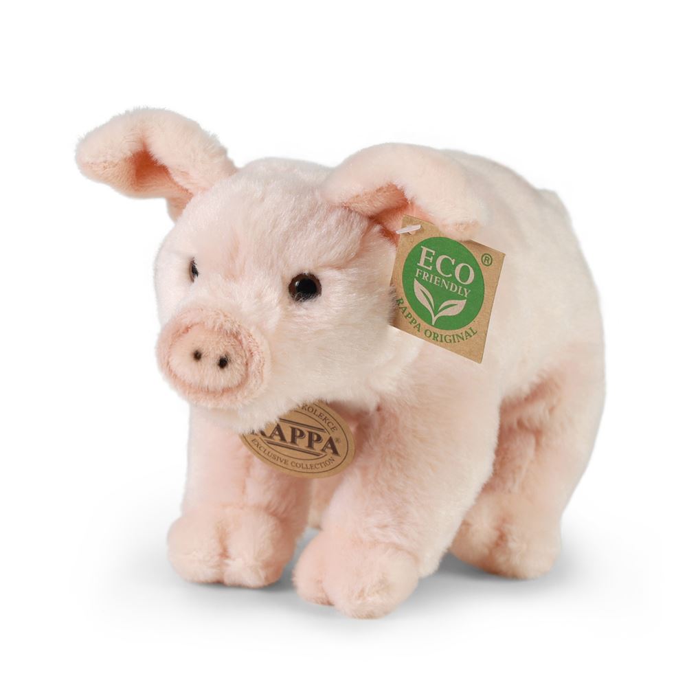 Peluche cochon domestique 20 cm écologique