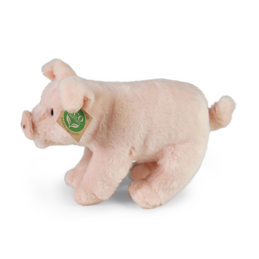 Peluche cochon domestique 20 cm écologique