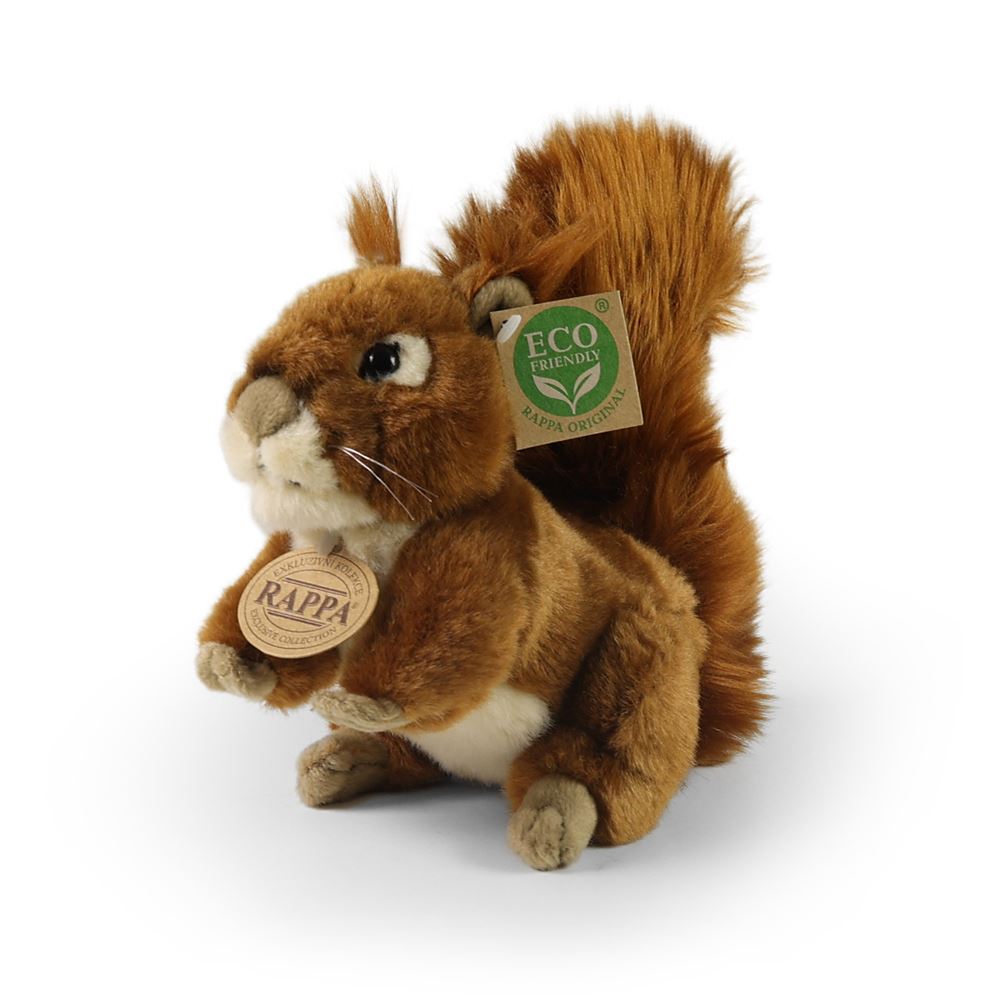 Peluche écureuil 17 cm écologique
