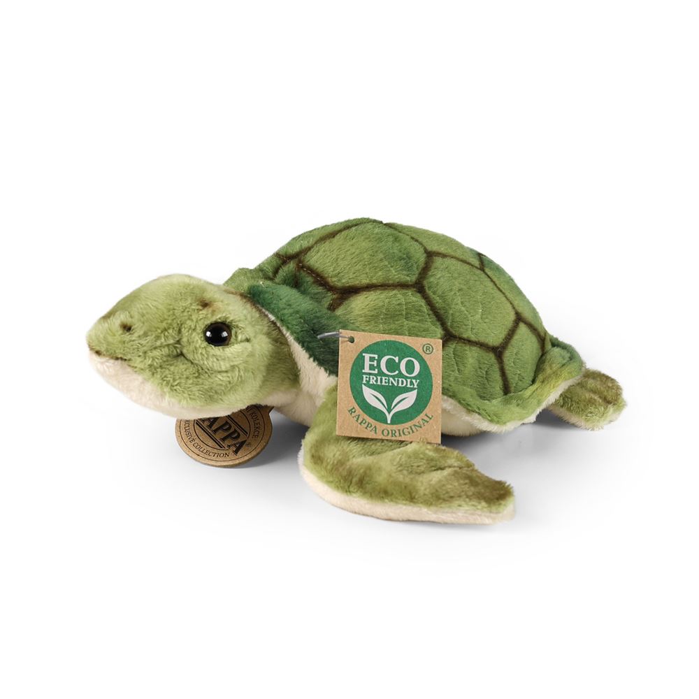 Peluche tortue d'eau 20 cm écologique