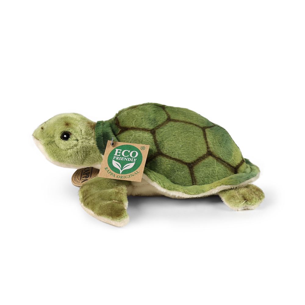 Peluche tortue d'eau 20 cm écologique