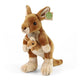 Peluche kangourou avec petit 27cm éco-responsable