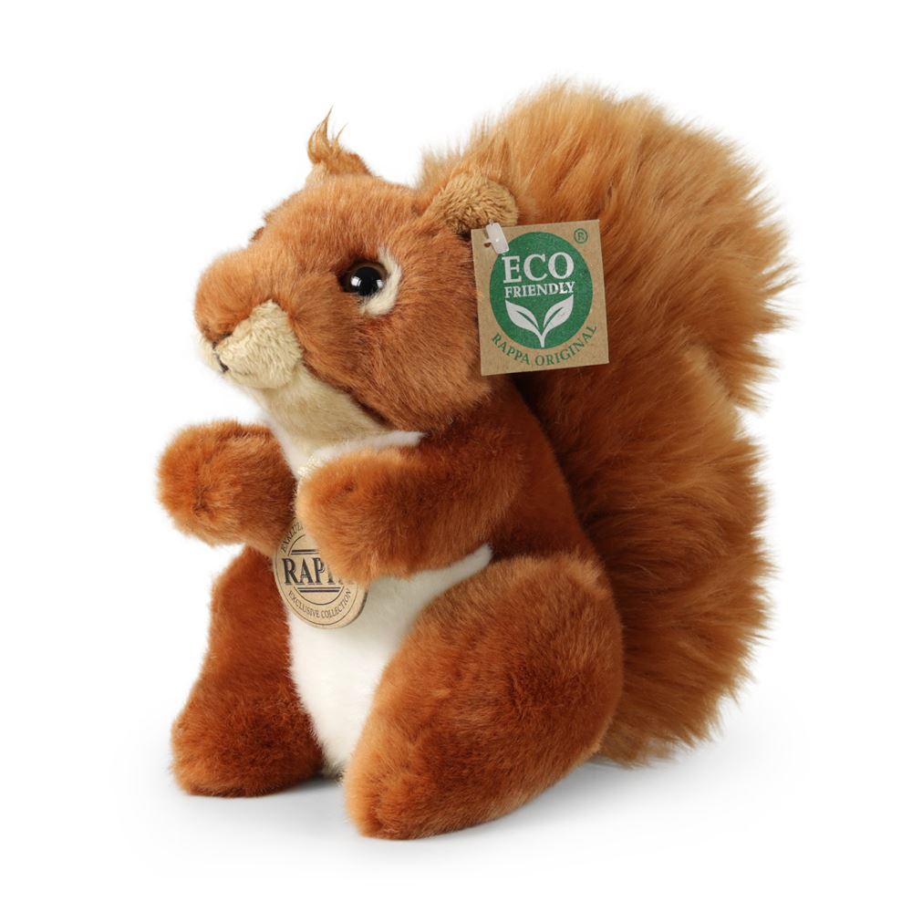 Peluche écureuil 18 cm écologique