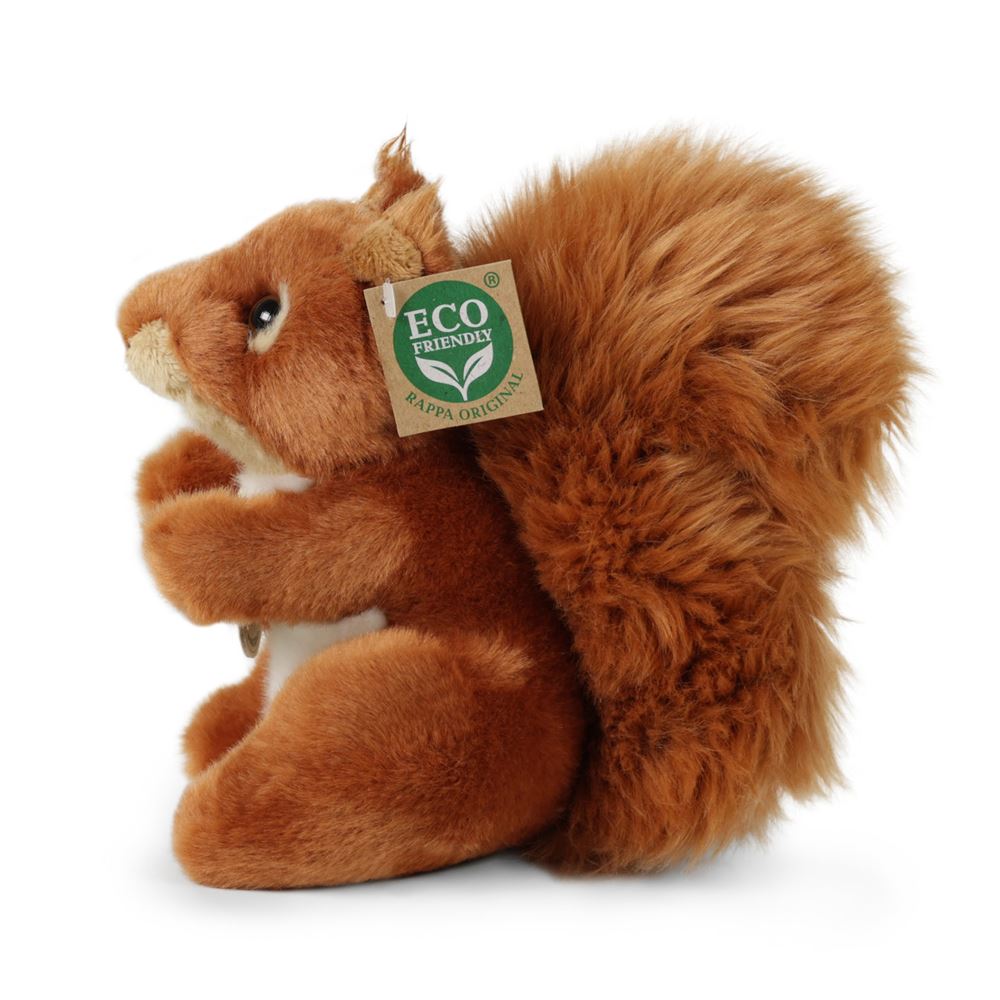 Peluche écureuil 18 cm écologique