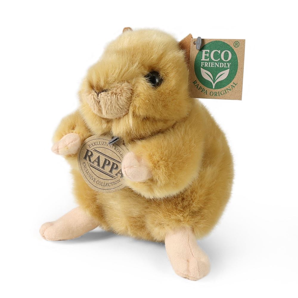 Peluche hamster doré 16 cm écologique