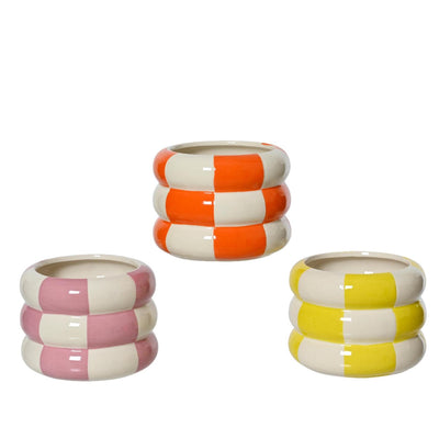 Pot de fleur Decoris dolomite ø12,3x9,3cm