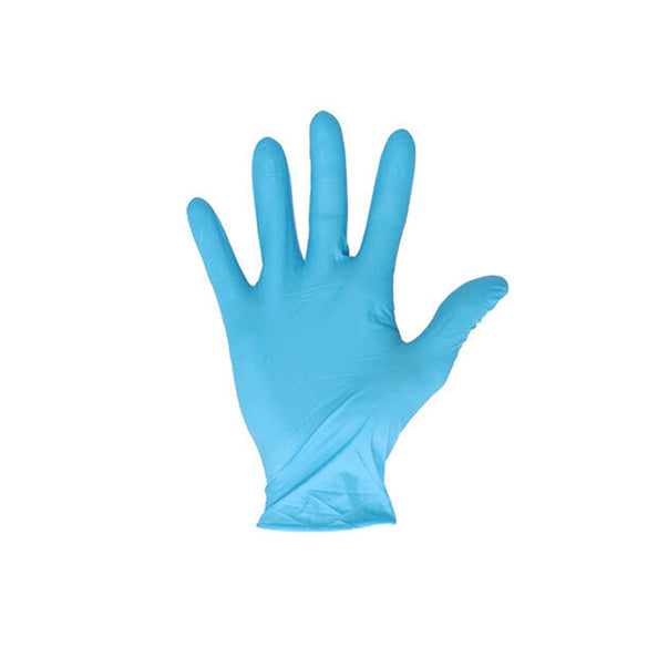 Gant nitrile bleu non poudré xxl (100 pièces)