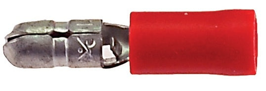 Connecteur de balles de chaussures de câble mâle 4 mm rouge (100 pièces)