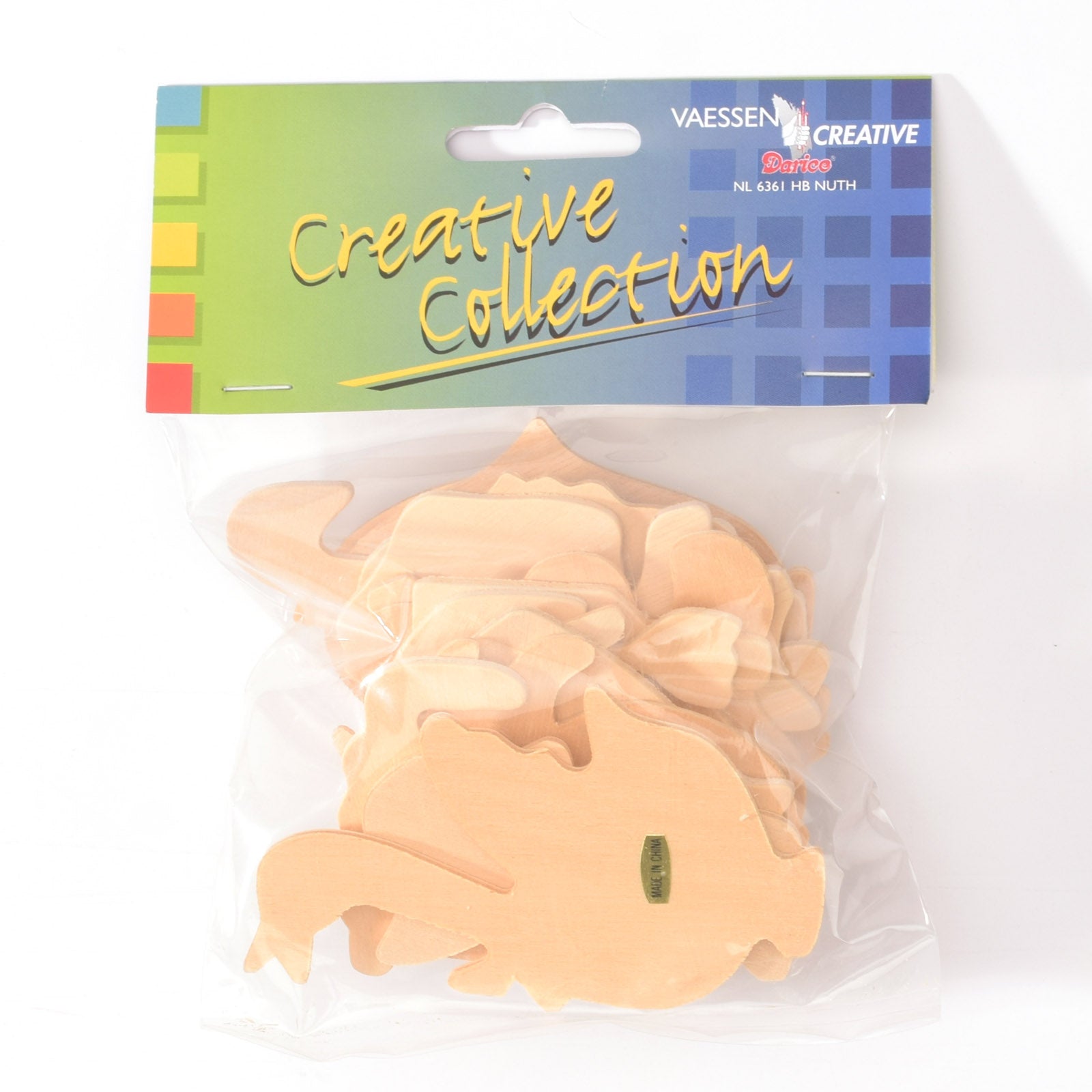 Vaessen creative • figurines en bois assorties 65g