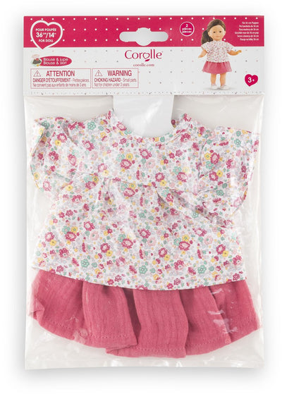 Blouse et jupe pour poupée Corolle ma - 36cm