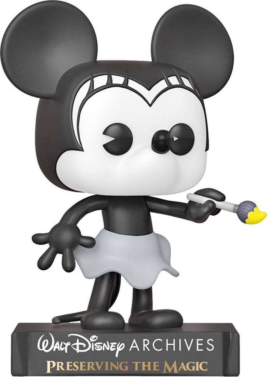 Figurine de collection Funko Mickey Mouse Disney pop ! minnie mouse - avion crazy minnie (1928) 9 cm multicolore