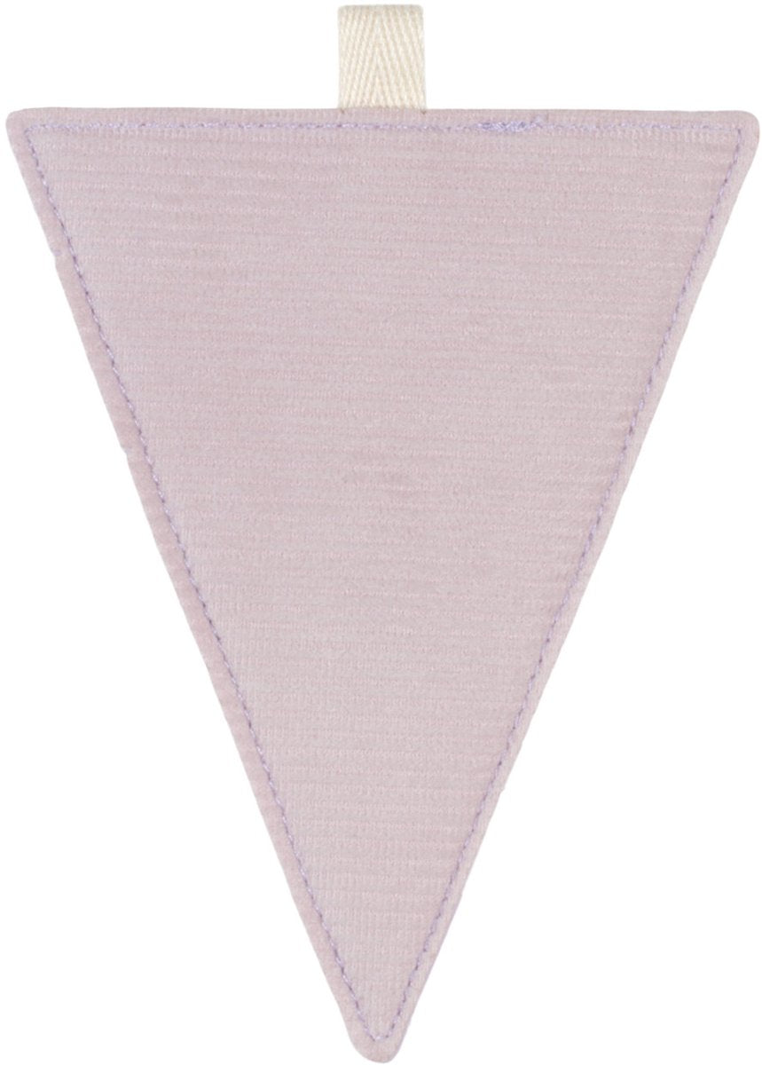 Petit élément de guirlande hollandaise - drapeau - violet