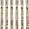 Sakura Pigma Micron Pouche 6 Fineliners Black