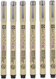 Sakura Pigma Micron Pouche 6 Fineliners Black