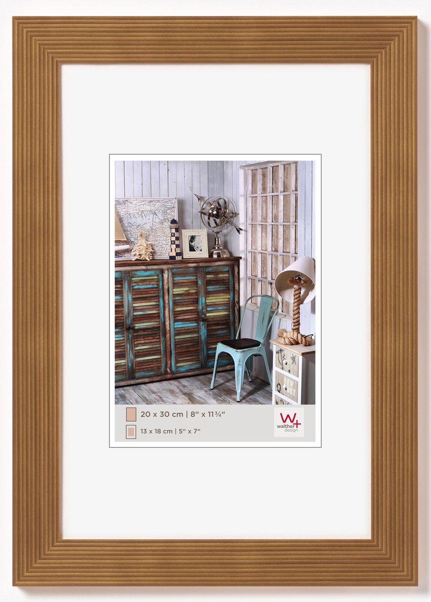 Walther grado - cadre en bois - format photo 20x30cm - chêne