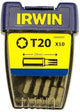 Embout à vis Irwin Torx T20 - 25 mm - 10 pièces