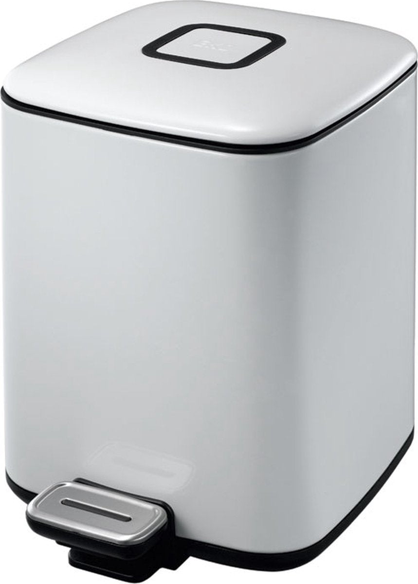 Eko Pedal Biner Vepa Bins Regent Wit 6L