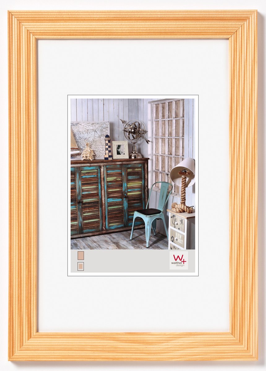 Walther grado - cadre en bois - format photo 24x30 cm - nature