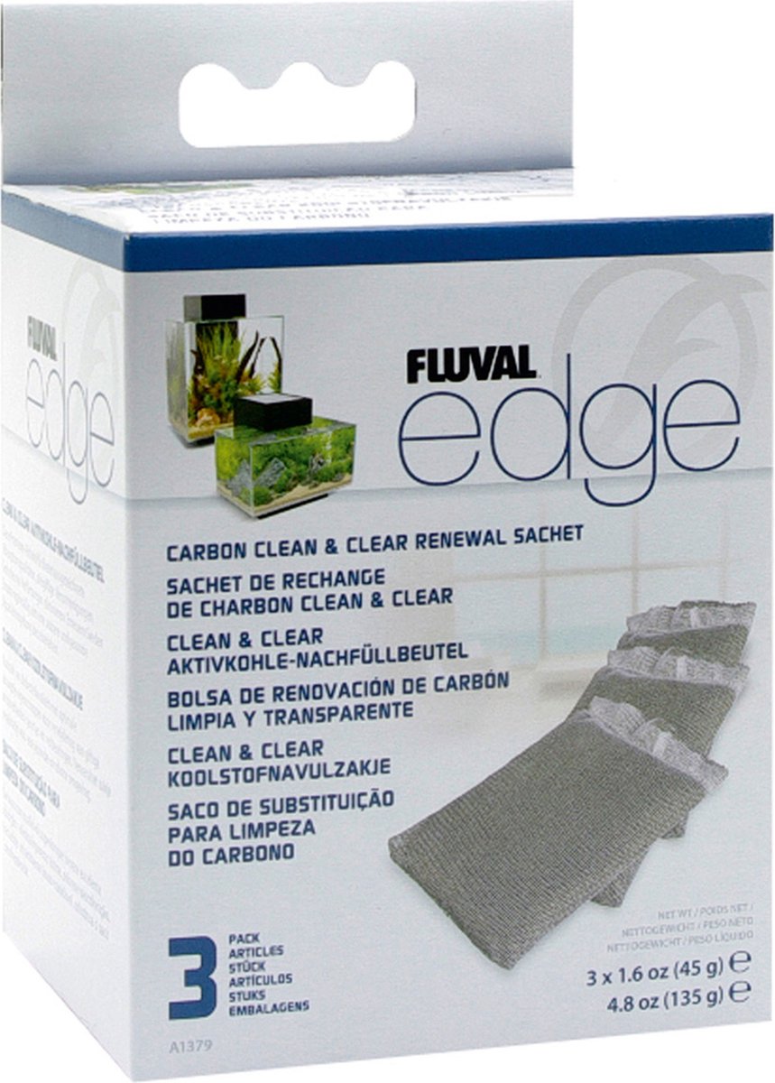Cartouche de carbone Fluval Edge 3 pièces
