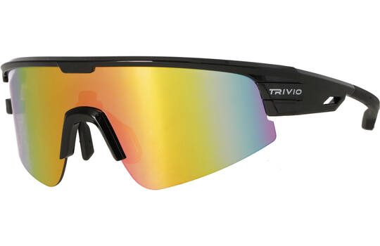Trivio - lunettes de cyclisme octo noir revo rose + adaptateur pour verres correcteurs