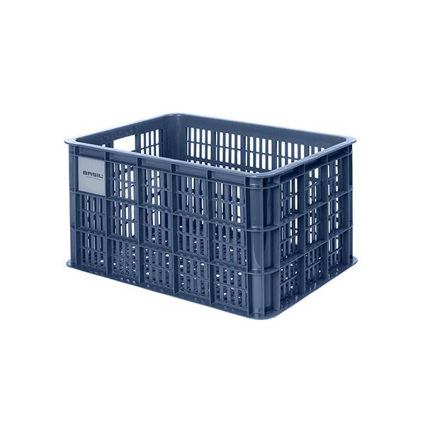 Basil fietskrat l - grand - 40 litres - bleu