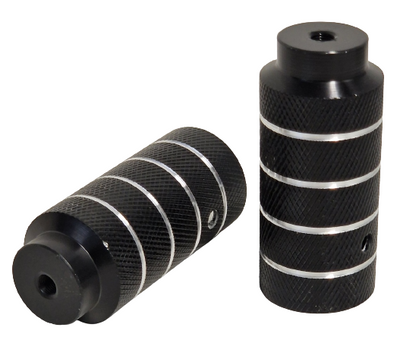 prolongateurs d'axe pegs BMX Freestyle 110 mm acier noir 2 pcs