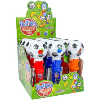 Pop surprise de football de bonbons | 12 pièces