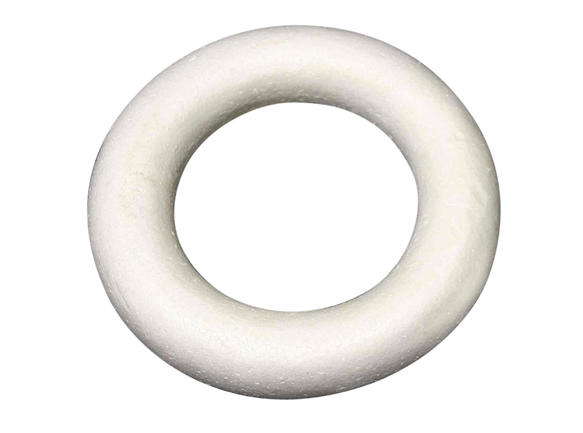 Hbx anneau en polystyrène naturel vivant côté plat ø25cm