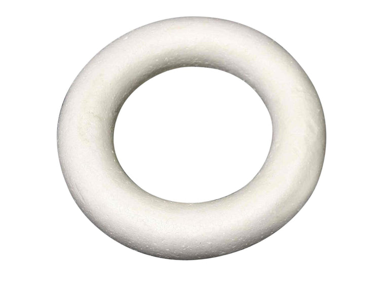 Hbx anneau en polystyrène naturel vivant côté plat ø25cm