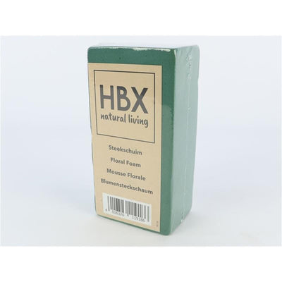 Bloc humide en mousse florale naturelle HBx 20x10x7,5cm emballé