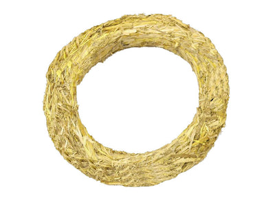 Couronne de paille vivante naturelle Hbx ø50x7cm