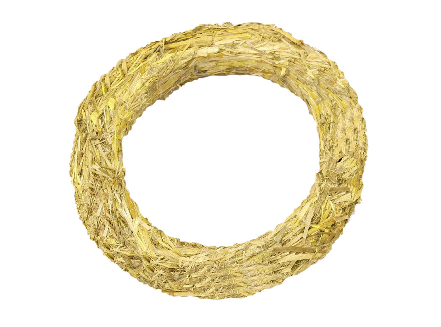 Couronne de paille vivante naturelle Hbx ø20x3cm