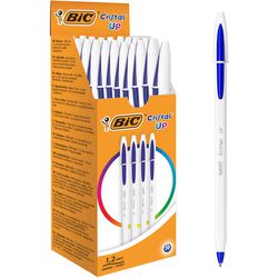 Stylo à bille bic cristal up bleu 0,35 mm
