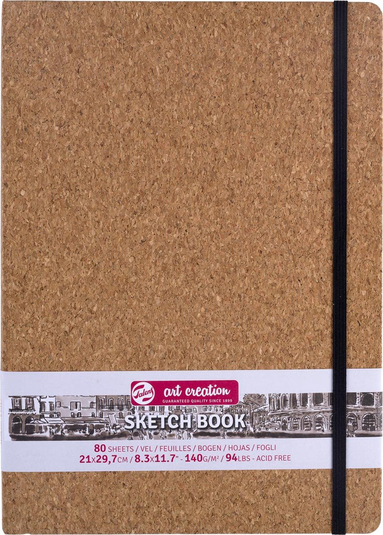 Carnet de croquis de création artistique Talens en liège | 21 x 29,7 cm, 140 g, 80 feuilles