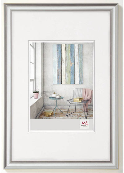 Walther trendystyle - cadre en plastique - format photo 13x18 cm - argent