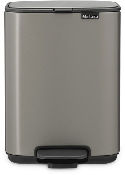 Poubelle à pédale Brabantia bo - 4 litres - salle de bain - platine