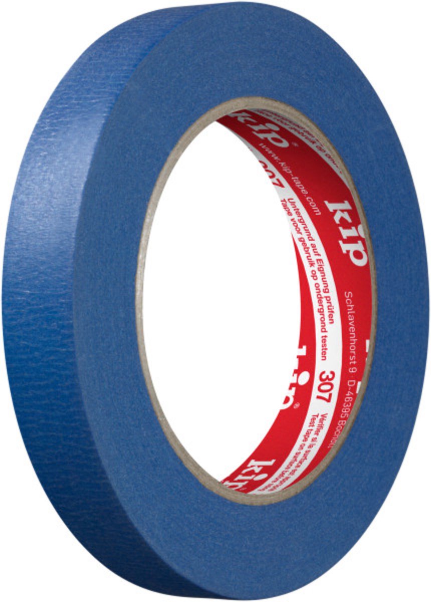 Ruban de masquage Kip 307 - 18 mm x 50 mètres par rouleau