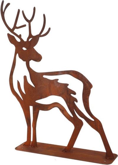 Esschert design cerf rouille h47cm