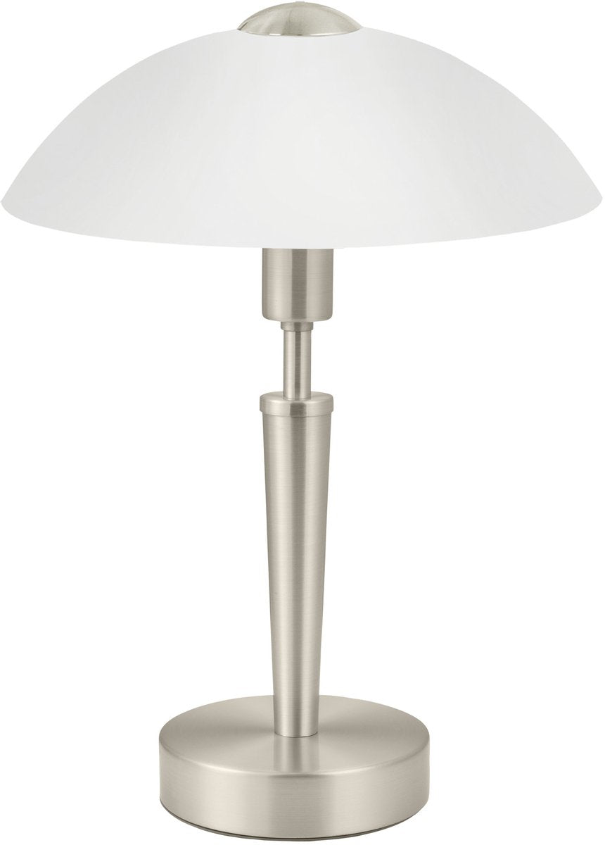 Lampe à poser Eglo solo 1 - e14 - 26 cm - gris blanc - dimmable
