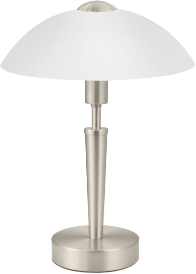 Lampe à poser Eglo solo 1 - e14 - 26 cm - gris blanc - dimmable