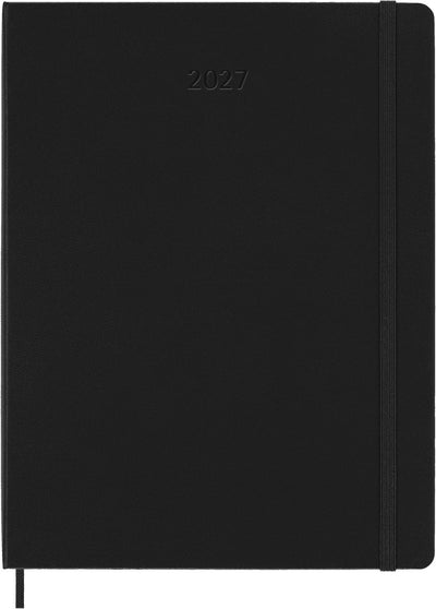 Moleskine 12 month diary - 2027 - weekly - xl - hard cover - black