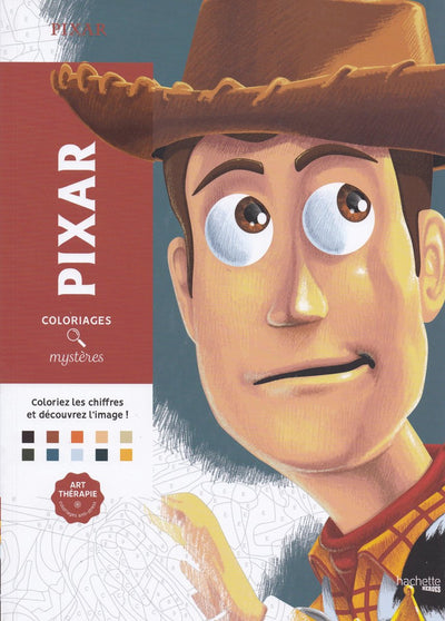 Hachette héros coloriages mystères pixar 1 - hachette - livre de coloriage pour adultes