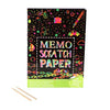 Mémo Paper Scratch A4 50 Feuille + 2 stylos