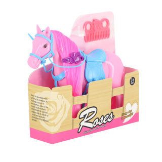 Peigner des lunes poneys avec des accessoires