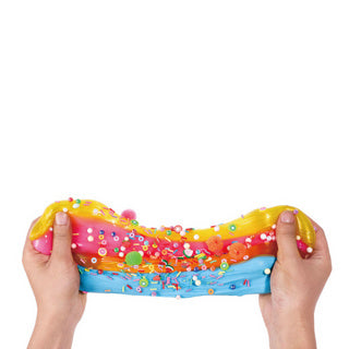 Incroyable mélange de méga slime cool set 6 pots avec accessoires | 2 pièces