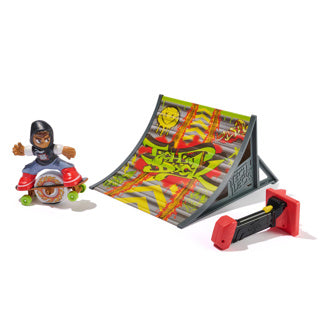 Tech Deck Sk8 Crew Shred N Blast Planche à roulettes | 2 pièces