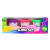 Amazing cool slime 3 pièces assorties violet, vert, rose | 4 pièces