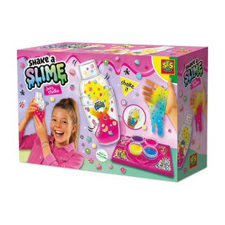 Ses creative shake a slime - juice studio - slime - sans gluten - facile à laver - pour les enfants à partir de 5 ans - 4x140g