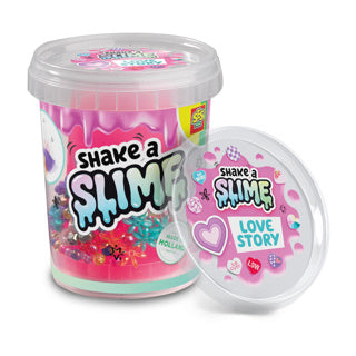 Ses creative shake a slime - love story - slime - sans gluten - facile à laver - pour les enfants à partir de 5 ans - 200g