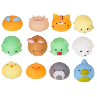 Kawaii cuties squishy mochi animaux 12 asst | 36 pièces